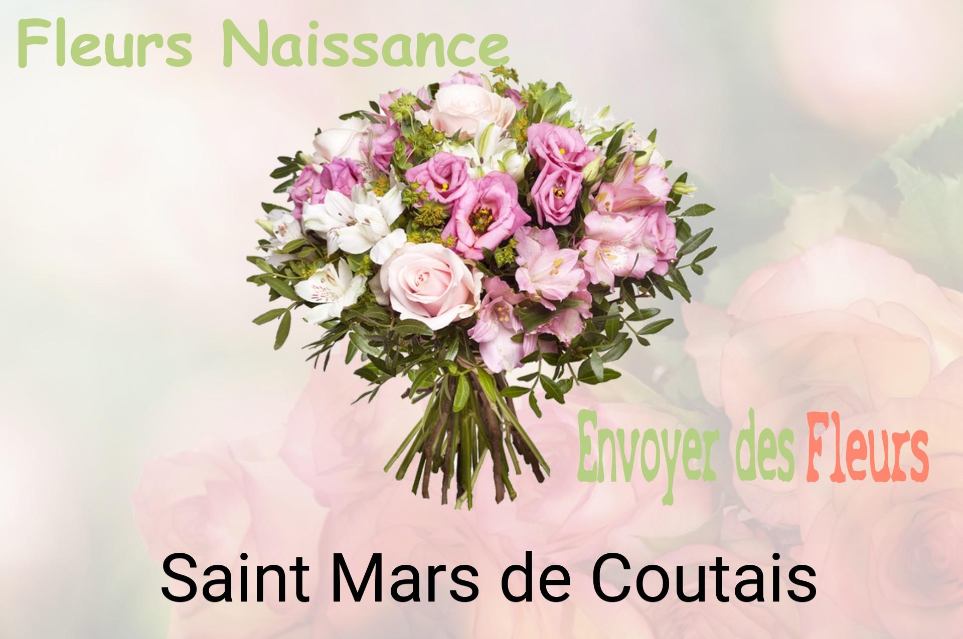 Bouquet de fleurs de naissance livré à Saint-Mars-de-Coutais